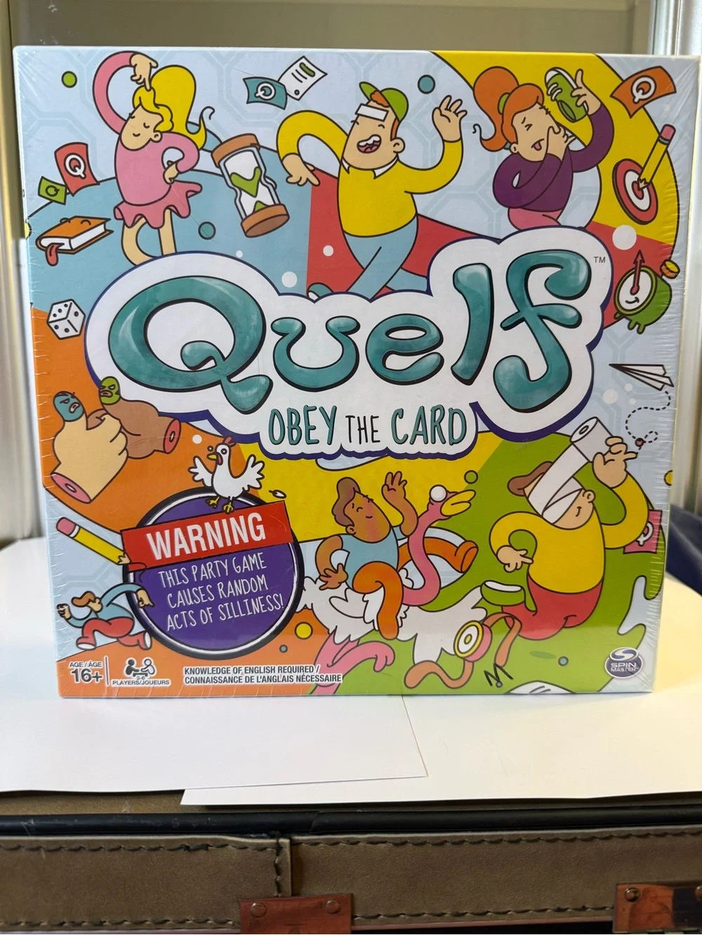 Quelf Obey the Card Party Game - Colorful